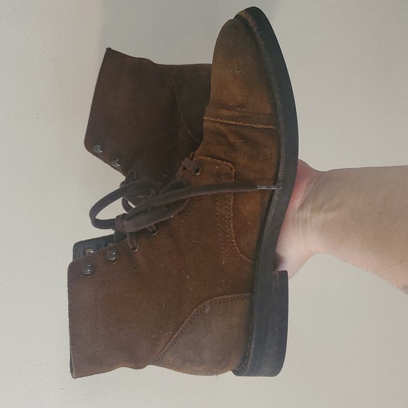 Thursday Boot Company Mens Captain Boots Size 8 Brown Leather Lace-Up - Picture 5 of 16